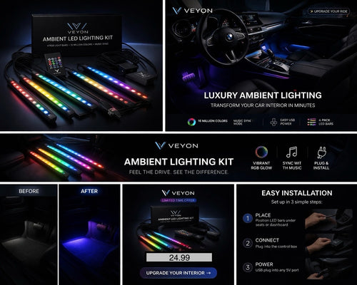 GlowDrive™ –  Ambient Car Lights